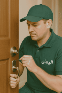 تصليح قفل الباب